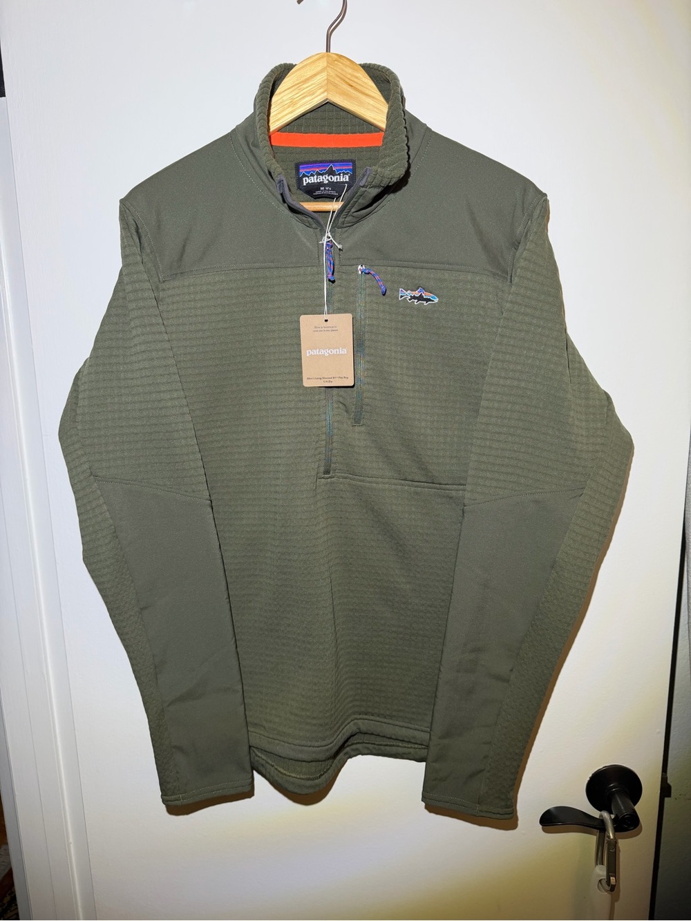 Patagonia Men's Long-Sleeved R1® Fitz Roy 1/4-Zip
